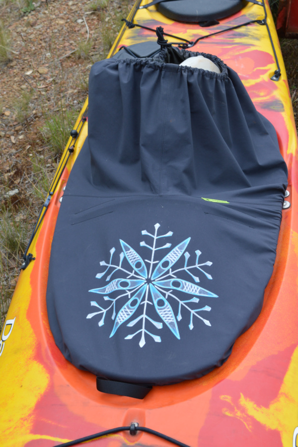 DIY kayak spray skirt and half deck – sew TREEFROG