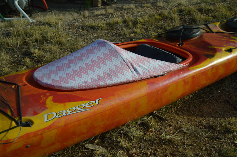 DIY kayak spray skirt and half deck – sewTREEFROG